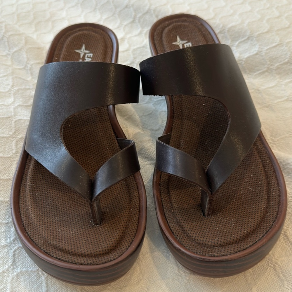 NEW Never Used Sandals Chocolate Brown 8W